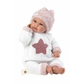 Llorens 63648 NEW BORN - realistick bbika bbtko so zvukmi a mkkm ltkovm telom